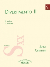 Divertimento II - Jordi Cervello - 2 violini