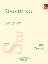 Remembrances - String Quartet - Jordi Cervello