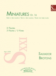 miniatures op 16 3 flautas - brotons