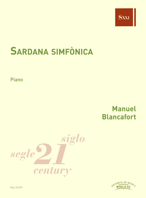 Sardana simfònica - piano - Blancafort