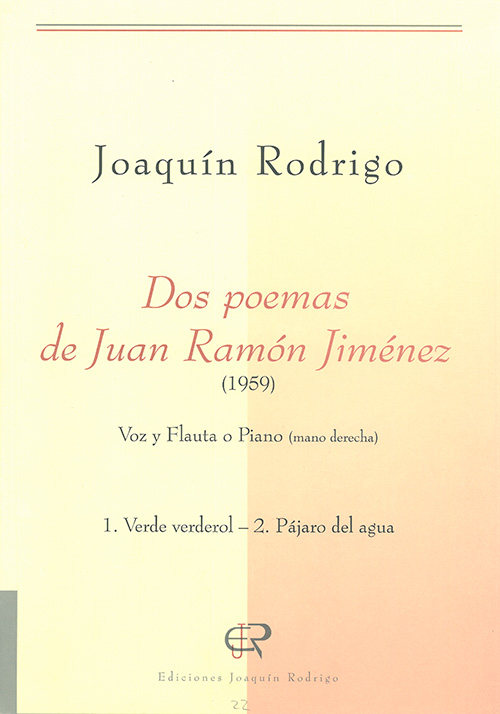 dos poemas de Juan Ramon Jimenez