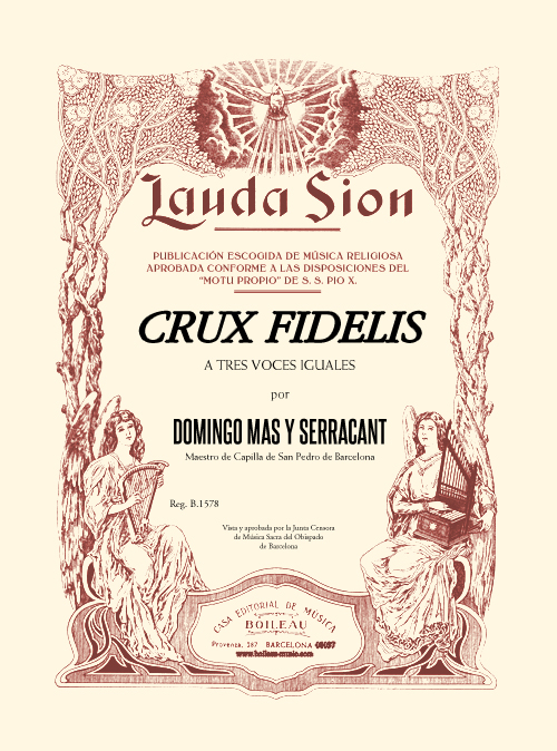 Crux Fidelis - Mas i Serracant - Voices and Organ