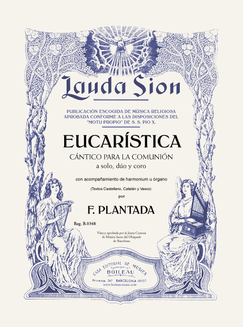 Eucaristica - Cantico para la comunion - Plantada - Voices and Organ