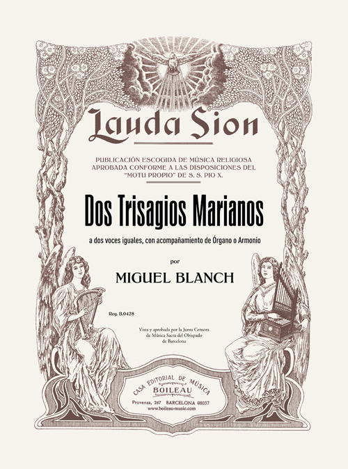Dos Trisagios Marianos - Blanch - Voices and Organ