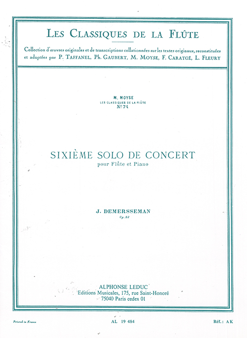 sixième solo de concert