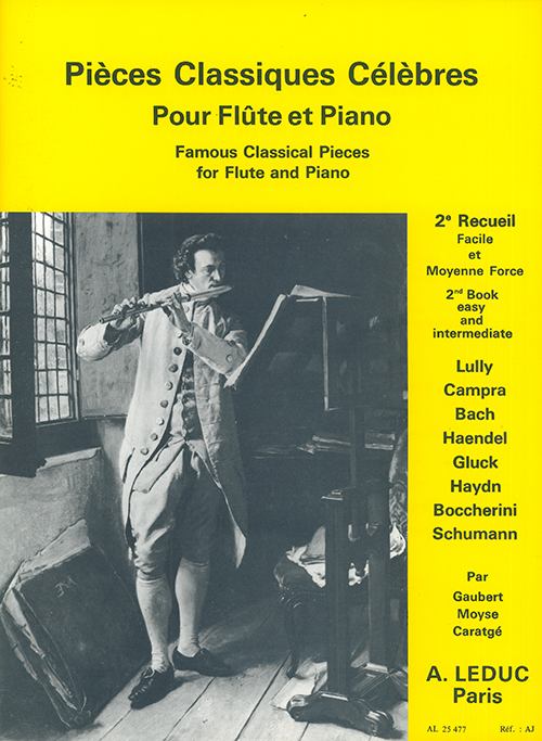 pièces classiques célèbres pour flûte et piano