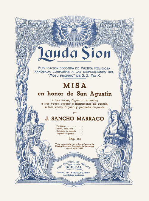 Misa en honor a San Agustin - Sancho Marraco - Voices and Organ